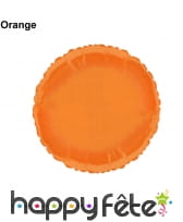 Ballon métal alu rond plat, image 8