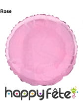 Ballon métal alu rond plat, image 9