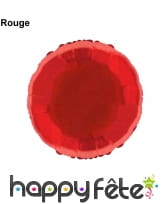 Ballon métal alu rond plat, image 10