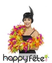 Boa multicolore coloris néon