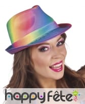 Borsalino multicolore dégradé