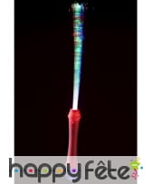 Baguette magique en fibre optique rose lumineuse