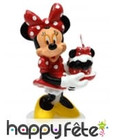 Bougie Minnie en 3D de 9cm