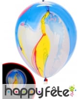 Ballons marbrés lumineux multicolores, image 1