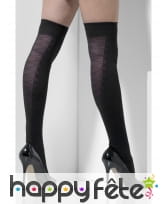 Bas motifs lacé à l'arrière