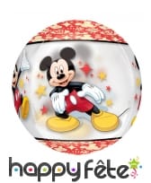 Ballon Mickey Mouse rond, 38 x 40 cm