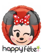 Ballon Minnie Mouse émoticone de 43cm