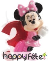 Bougie Minnie Mouse chiffre 3, image 1