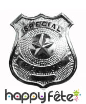 Badge métal policier, image 2