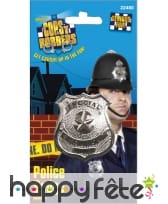 Badge métal policier, image 1