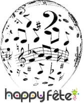 Ballons notes de musique, image 1