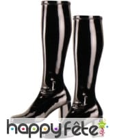 Bottes noires de gogo