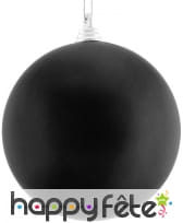 Boule noire de Noel 10cm