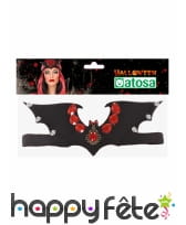 Bandeau noir en forme de chauve-souris, femme, image 1