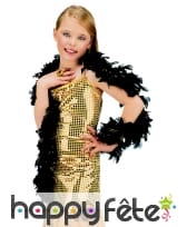 Boa noir et doré pour enfant