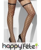 Bas noir filet, image 2