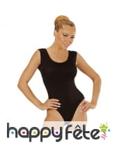 Body noir sans manches