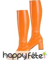 Bottes orange de gogo