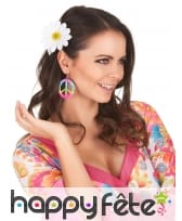 Boucles peace and love dégradé de couleurs, image 1