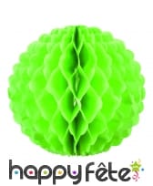 Boule papier alveolé anis