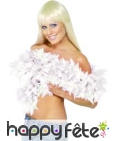 Boa plume blanche 180 cm