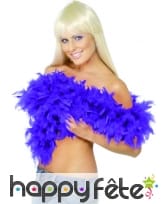 Boa plume bleu 180 cm, image 1