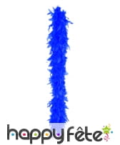 Boa plumes bleues 180 cm