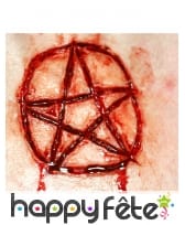 Blessures pentacle du diable par transfert