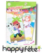 Boite puzzle dominos