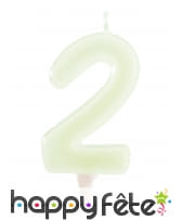 Bougies phosphorescentes en chiffres de 6 cm, image 3