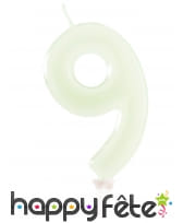 Bougies phosphorescentes en chiffres de 6 cm, image 10