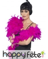 Boa plume fuschia 180 cm