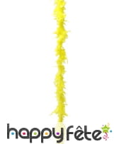 Boa plumes jaune