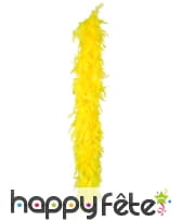 Boa plumes jaunes 180 cm