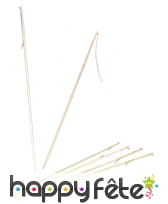 Bâton porte lanterne en bois de 50cm, image 1