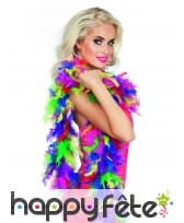 Boa plumes multicolores 180 cm, image 1