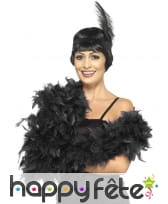 Boa plume noir 180 cm