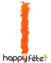 Boa plumes oranges 180 cm