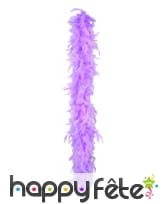 Boa plumes parmes 180 cm