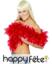 Boa plume rouge 180 cm, image 1