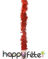 Boa plume rouge 200 cm
