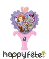 Ballon princesse Sofia coeur de 15 X 30cm