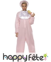 Barboteuse rose adulte