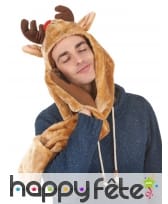 Bonnet renne avec écharpe pattes, image 2