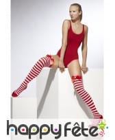 Bas rouge blanc, image 2