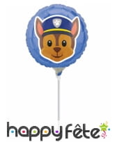 Ballon rond Chase Pat Patrouille de 23cm