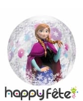 Ballon rond de Anna, la Reine des Neiges