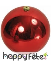Boule rouge de Noel de 10cm, brillante