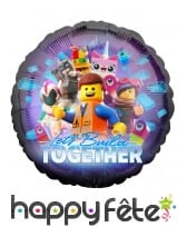 Ballon rond Lego La Grande Aventure de 43 cm