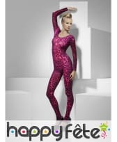 Body rose léopard corps et jambes